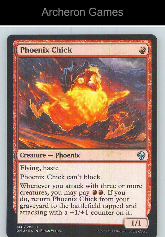 Phoenix Chick DMU 140 UC MTG Card NM/EX+