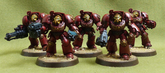 Terminator Squad painted - Blood Angels - Warhammer 40K #3YT