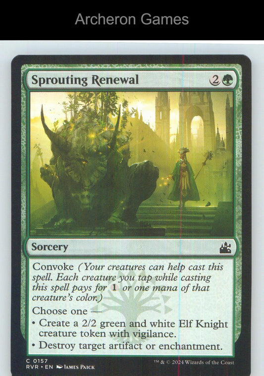 Sprouting Renewal RVR 157 C MTG Card NM/EX+