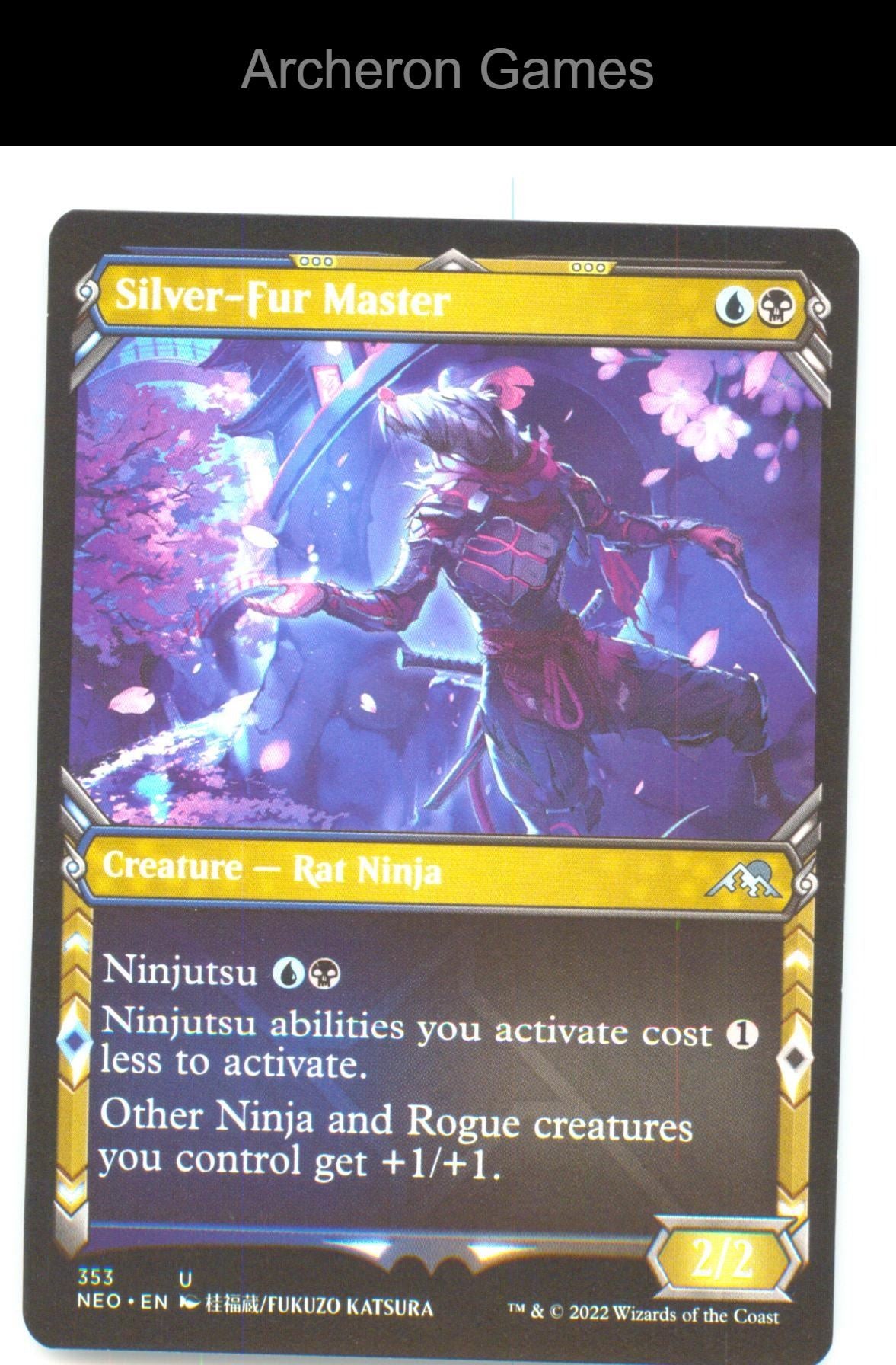 Silver-Fur Master (Showcase) NEO 353 UC MTG Card NM/EX+
