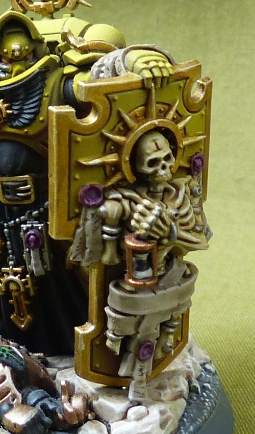 Captain with Relic Shield painted - Space Marines - Warhammer 40K #3PO