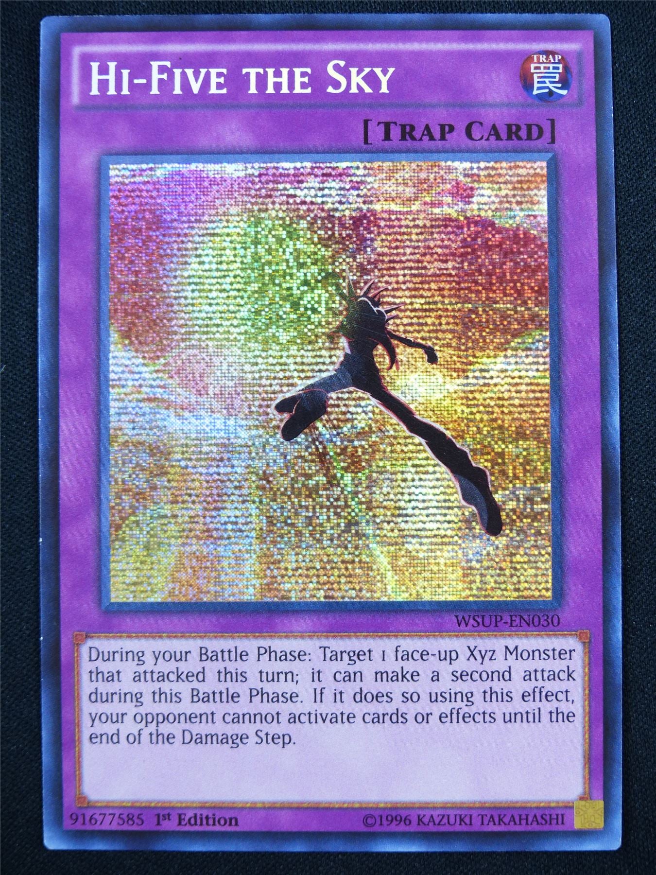 Hi-Five The Sky WSUP Secret Rare - 1st ed Yugioh Card #1AT