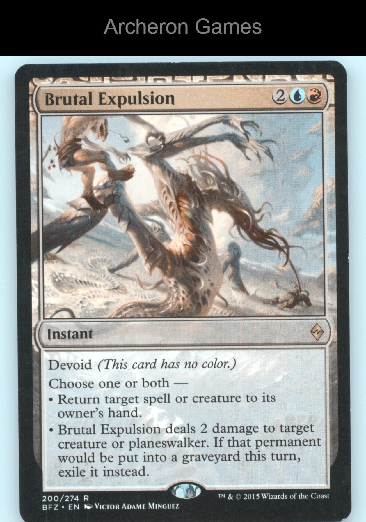 Brutal Expulsion 200 R MTG Card Battle for Zendikar