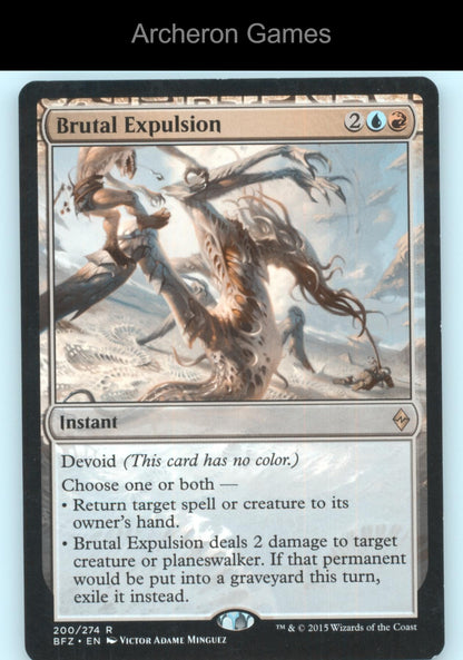 Brutal Expulsion 200 R MTG Card Battle for Zendikar