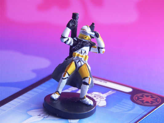 Clone Trooper Commander 10/60 - Star Wars Miniatures Game #56L