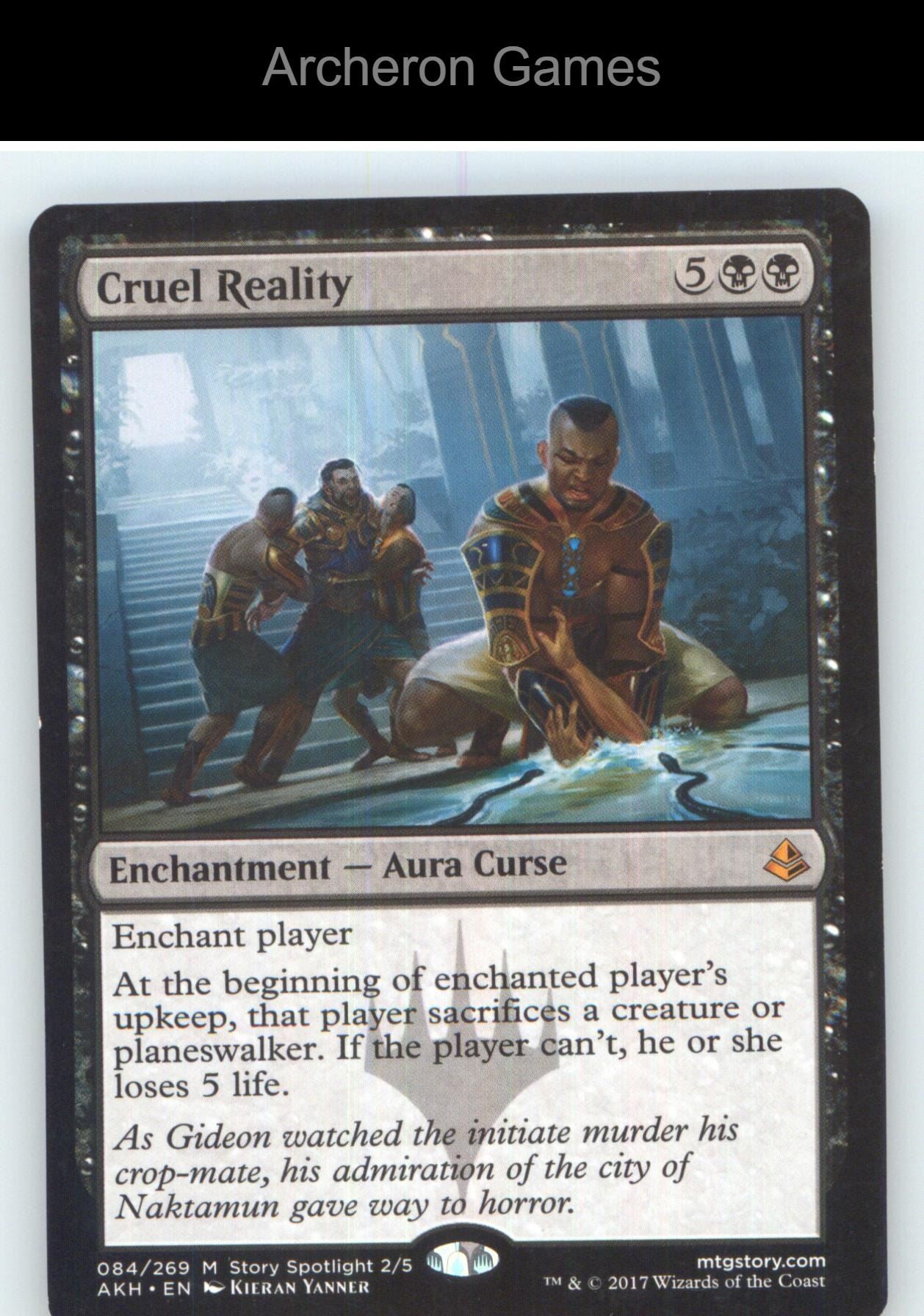 Cruel Reality AKH 84 Mythic MTG Card NM/EX+