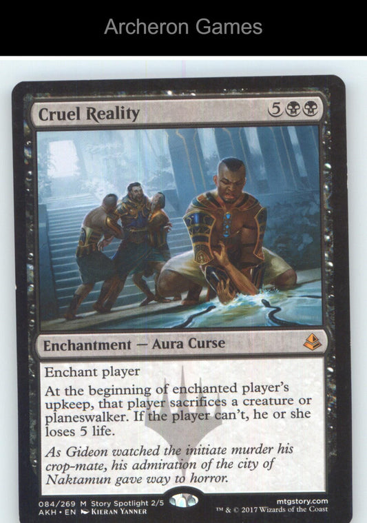 Cruel Reality AKH 84 Mythic MTG Card NM/EX+