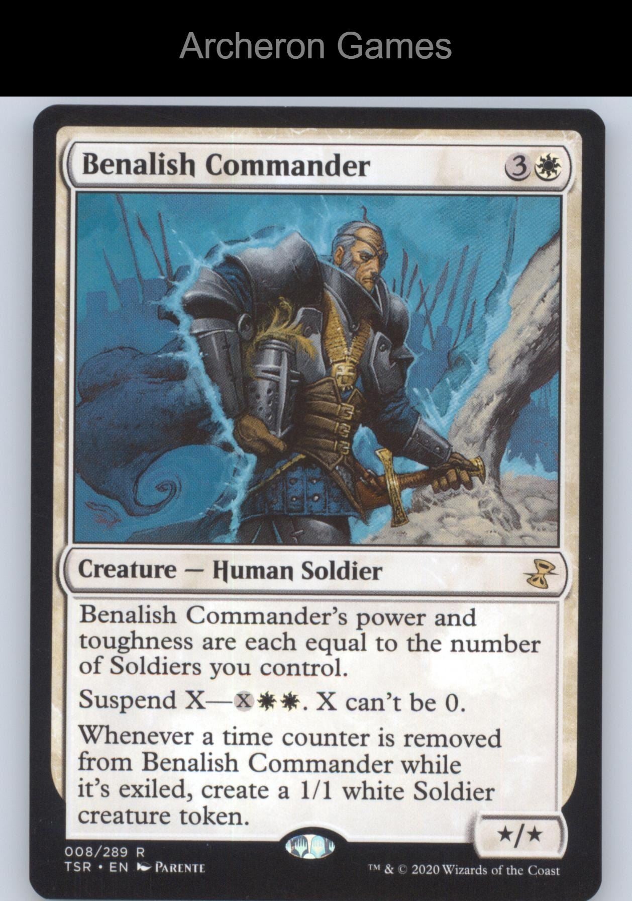 Benalish Commander 8 R MTG Card Time Spiral: Remastered