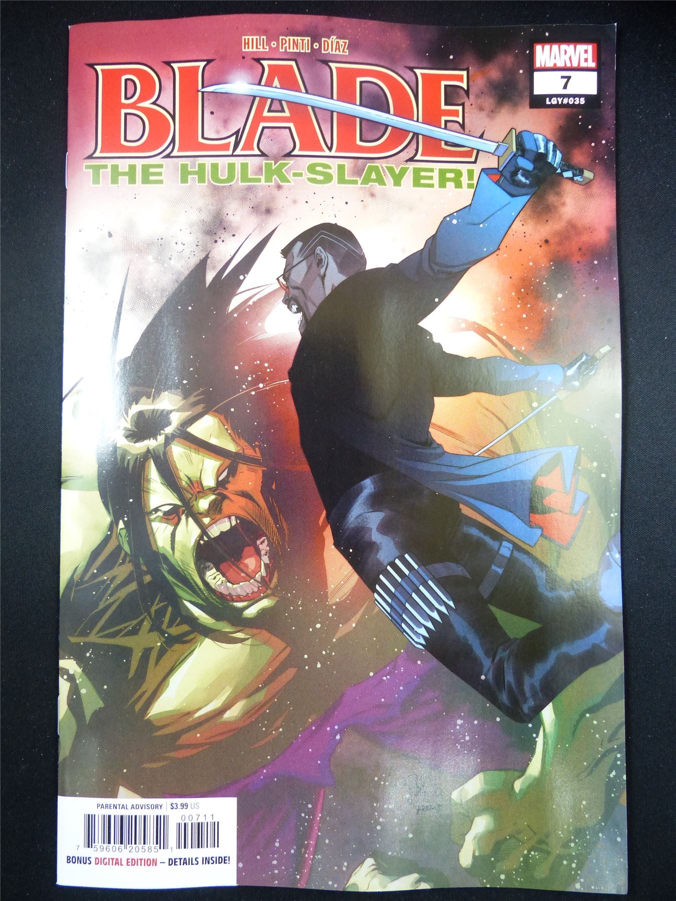 BLADE The Hulk-Slayer #7 - Mar 2024 Marvel Comic #1YC