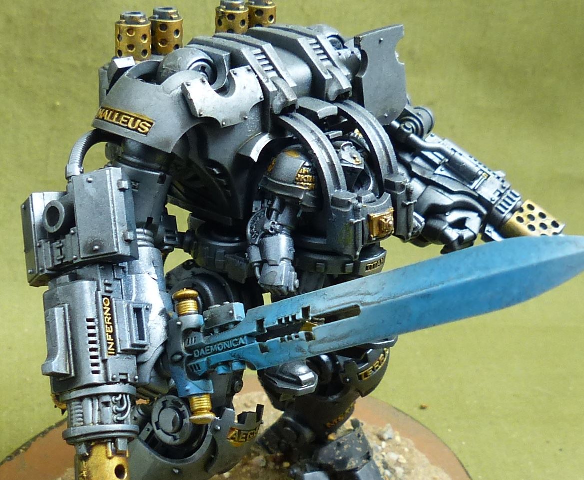 Nemesis Dreadknight painted - Grey Knights - Warhammer 40K #5S8