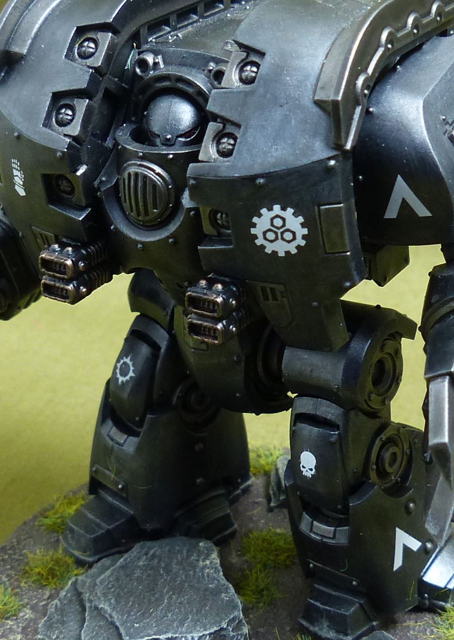 Leviathan Siege Dreadnought painted - Iron Hands - Warhammer Horus Heresy #2Q3