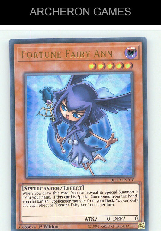 Fortune Fairy Ann Ultra Rare YUGIOH Card 1st Edition