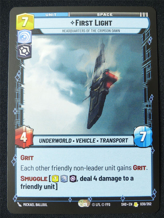 First Flight 036/262 - Star Wars Unlimited Card #11U