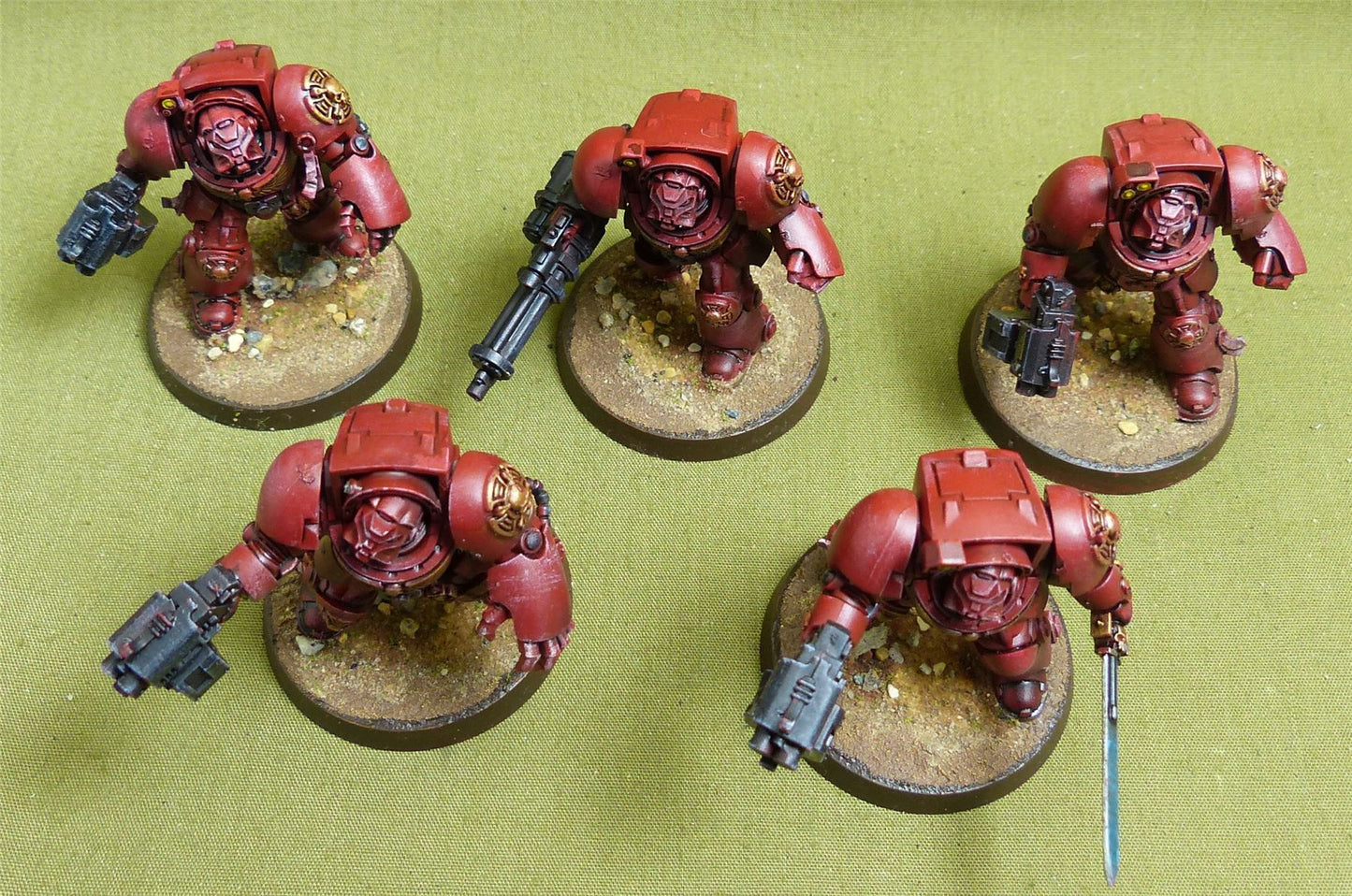 Terminator Squad painted - Blood Angels - Warhammer 40K #3YU