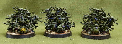 Nurglings painted - Chaos Daemons - Warhammer 40K #5CA