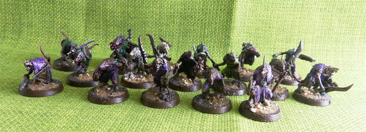 Skaven - Clanrats x 17 Painted - Warhammer AoS 40k #IE