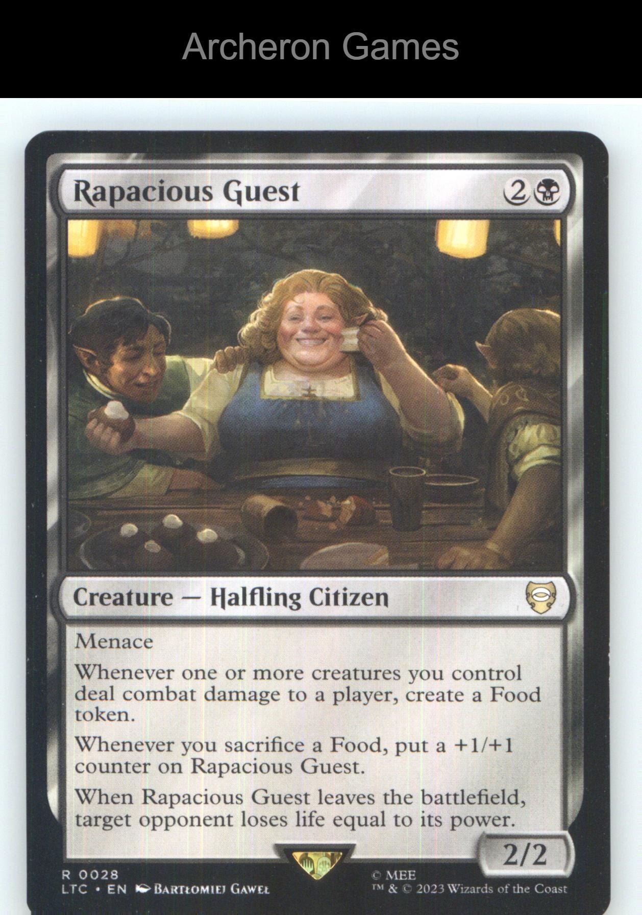 Rapacious Guest LTC 28 R MTG Card NM/EX+