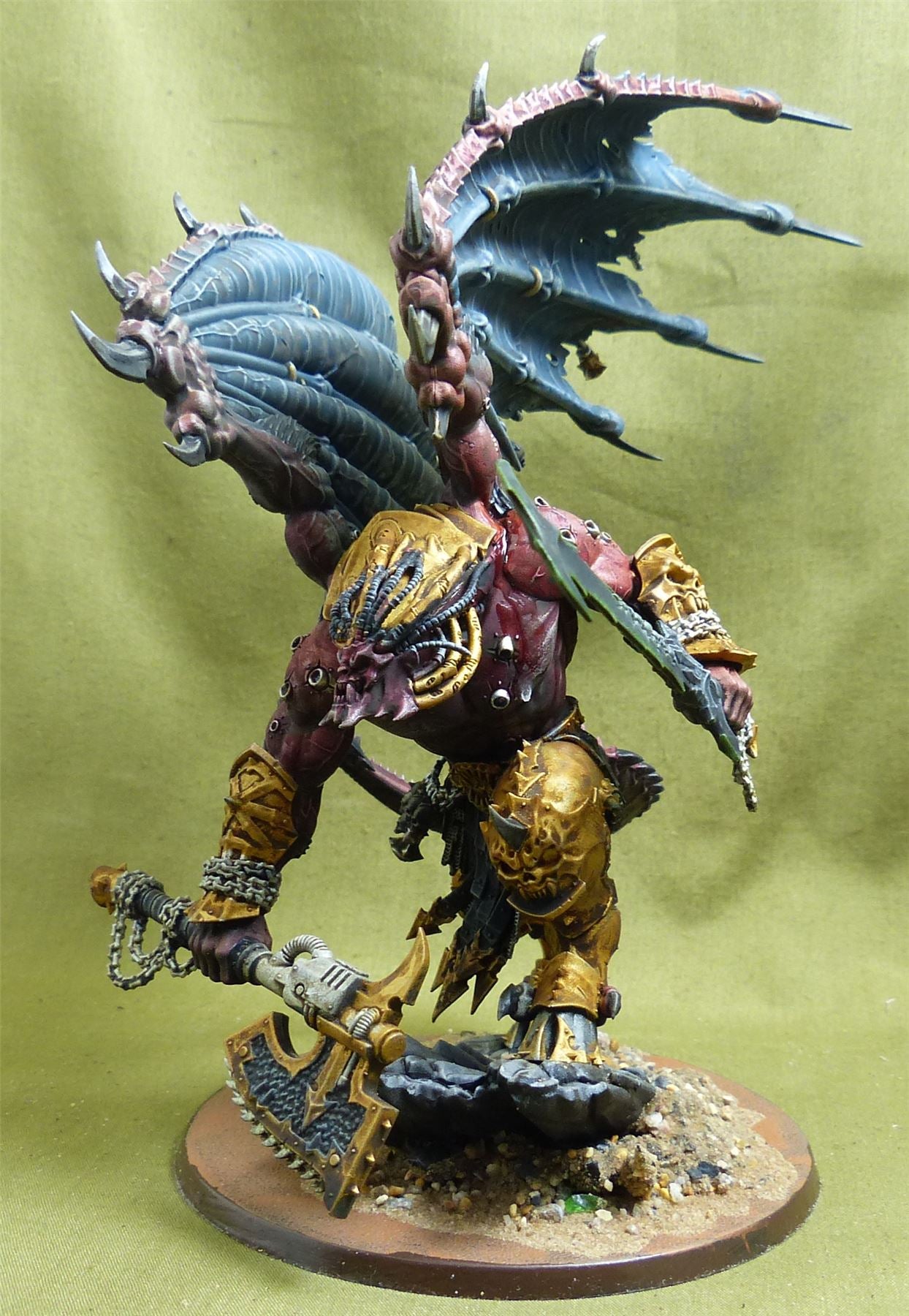 Angron Daemon Primarch of Khorne painted - World Eaters - Warhammer 40K #62N