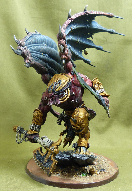 Angron Daemon Primarch of Khorne painted - World Eaters - Warhammer 40K #62N