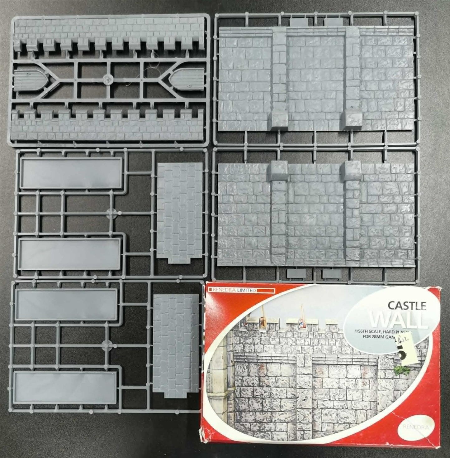 Renedra Castle Scenery Huge Lot - Miniatures Terrain and Parts #155