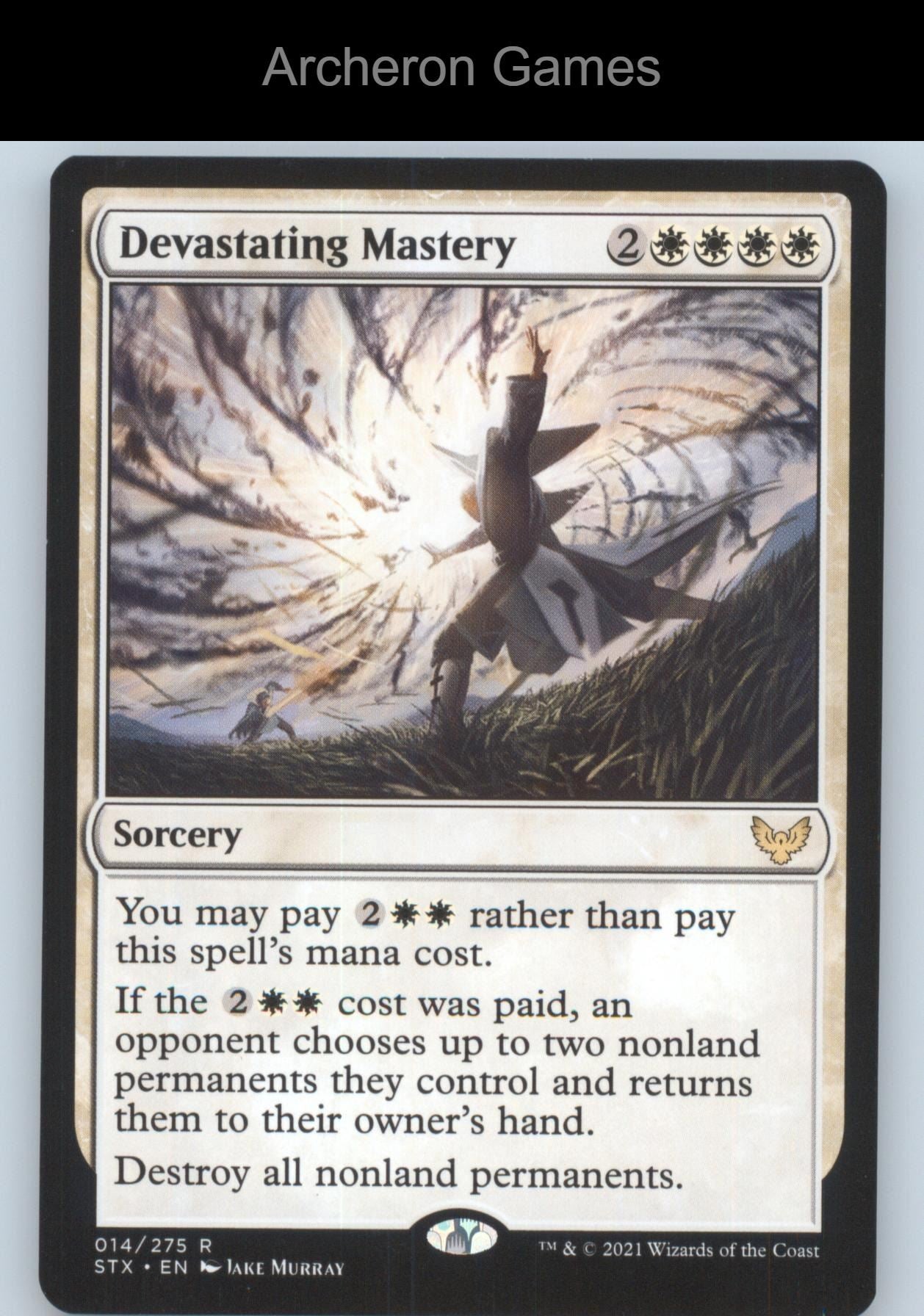 Devastating Mastery 14 R MTG Card Promo Pack: Strixhaven