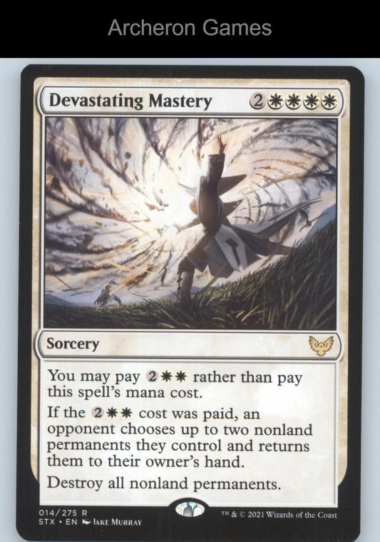 Devastating Mastery 14 R MTG Card Promo Pack: Strixhaven