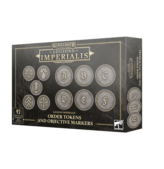 ORDER TOKENS AND OBJECTIVE MARKERS - WARHAMMER: LEGIONS IMPERIALIS - AVAILABLE FROM 06/09/2025