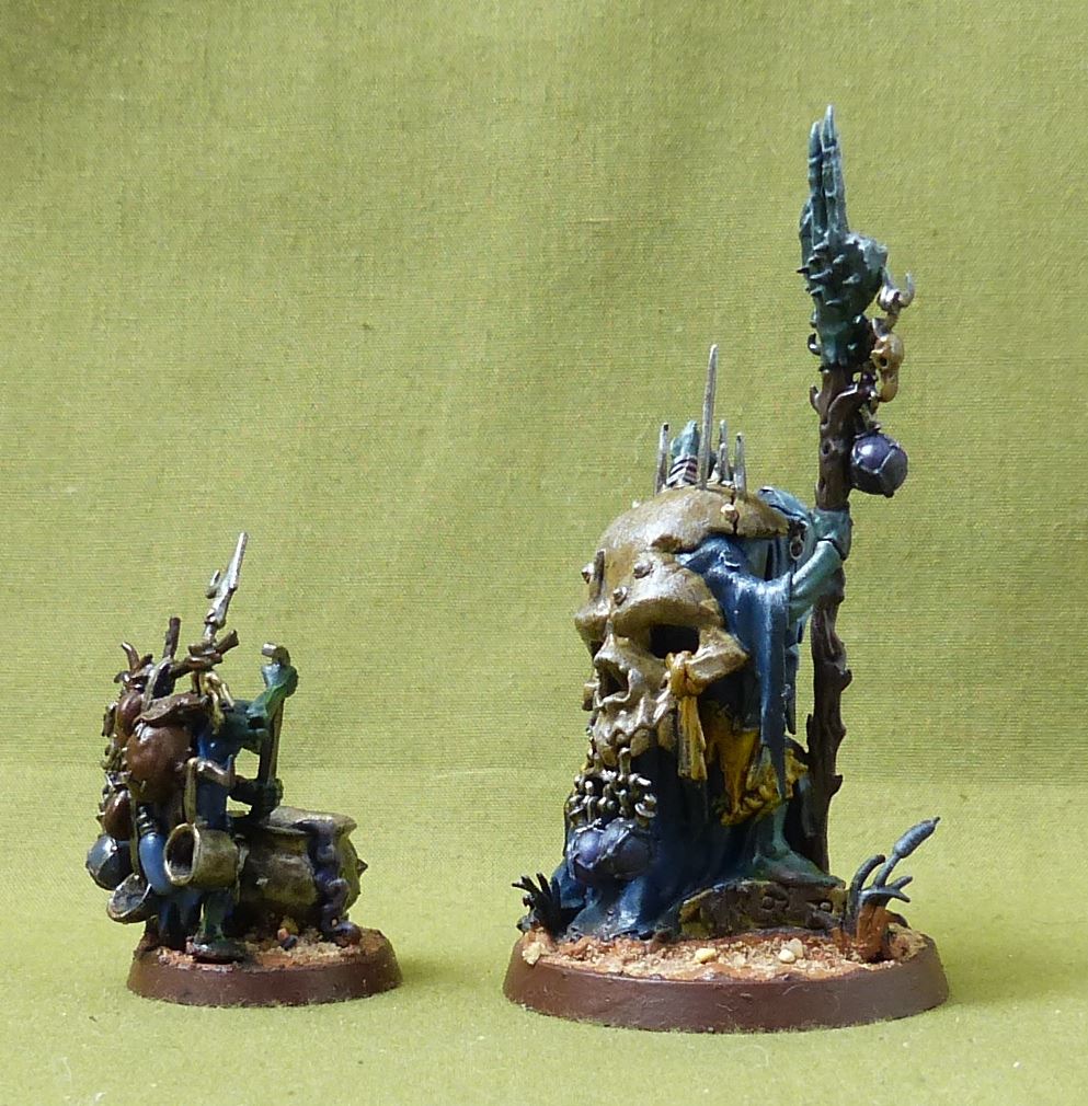 Swampcalla Shaman & Pot-Grot painted - Orruk Warclans - Warhammer AoS #69K