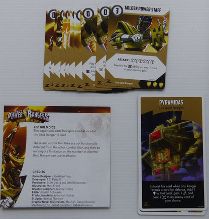 Zeo Gold  - Power rangers: Heros of the grid - Board Game #2E6