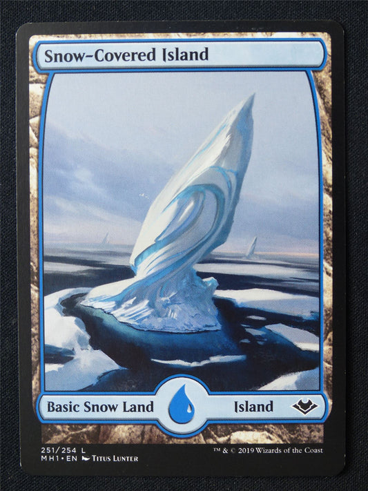 Full Art Snow-Covered Island 251/254 - MH1 - Mtg Card #1O