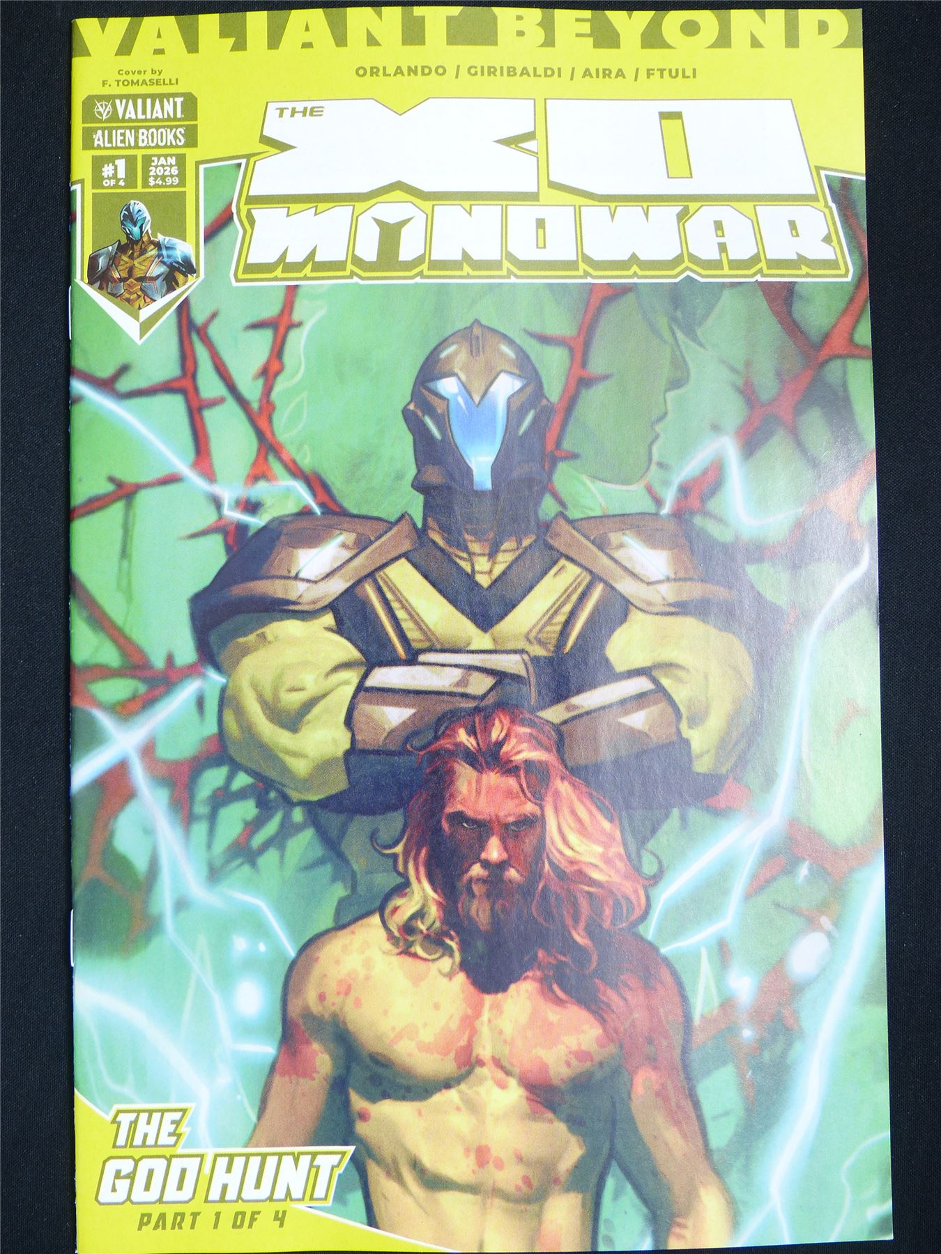 The X-O Manowar: The God Hunt #1 - Jan 2026 Valiant Comic #15T