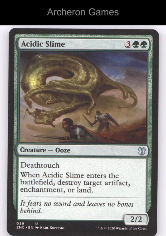 Acidic Slime 59 UC MTG Card Commander: Zendikar Rising
