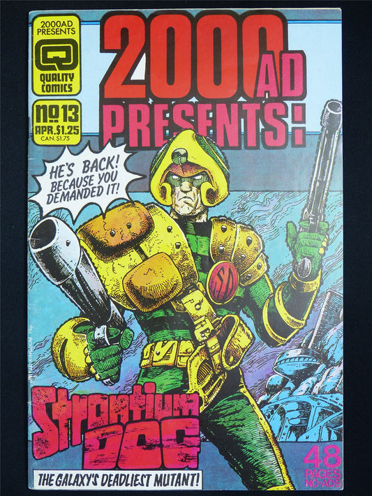 2000AD Presents volume 2 #13 - Quality Comic #5YC