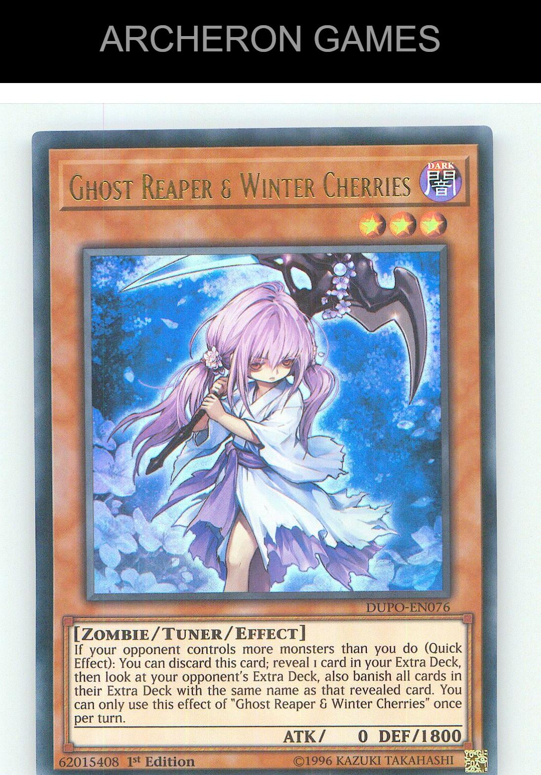 Ghost Reaper & Winter Cherries Ultra Rare YUGIOH Card Unlimited