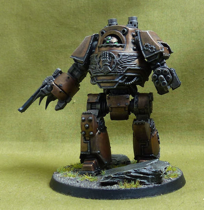 Contemptor Dreadnought painted - Iron Hands - Warhammer Horus Heresy #2M4