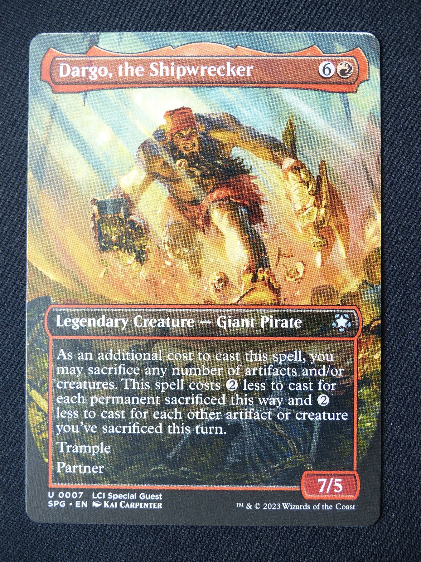 Dargo the Shipwrecker Borderless - SPG - Mtg Card #99L