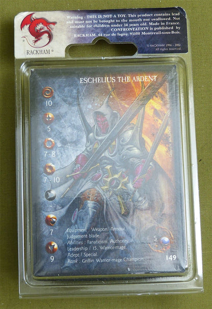 Confrontation: Eschelius the Ardent Blister - Rackham Metal Minis OOP #264