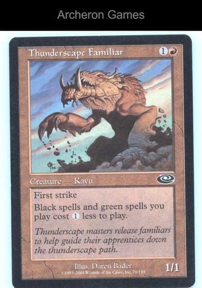 Thunderscape Familiar 76 C MTG Card Planeshift