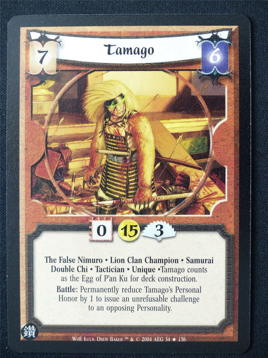 Tamago - WoE - Legend of the Five Rings L5R Card #UP