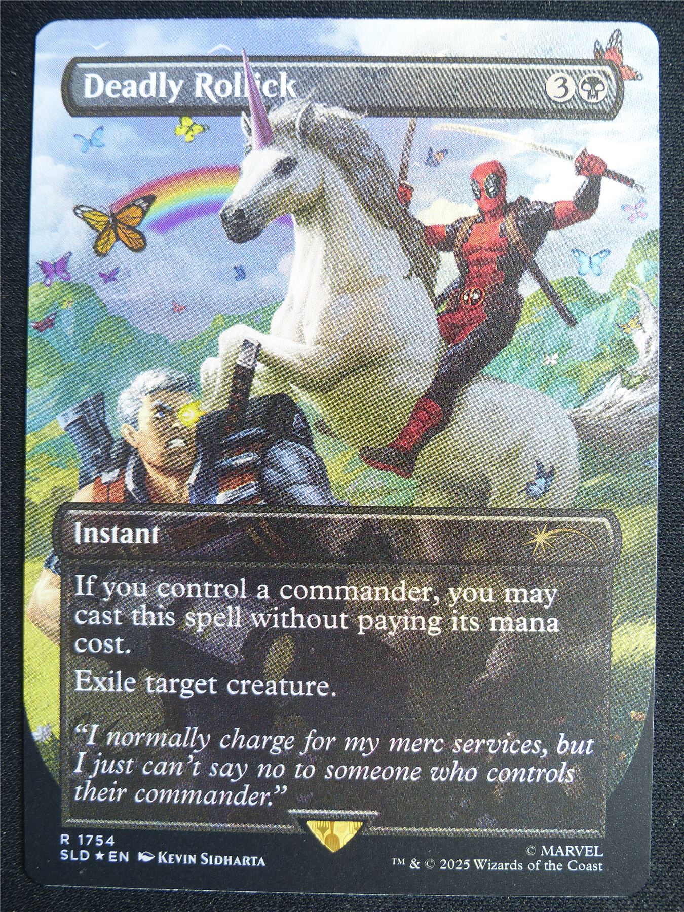 Deadly Rollick Borderless Foil - SLD - Mtg Card #4OU