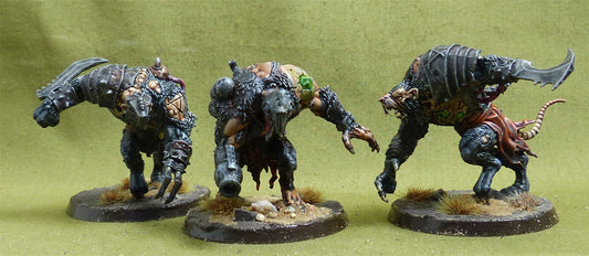 Rat Ogors painted - Skaven - Warhammer AoS #5SE