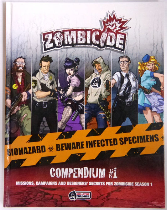 Zombiecide Conpendium #1 - Hardback - Boared Game #1OO