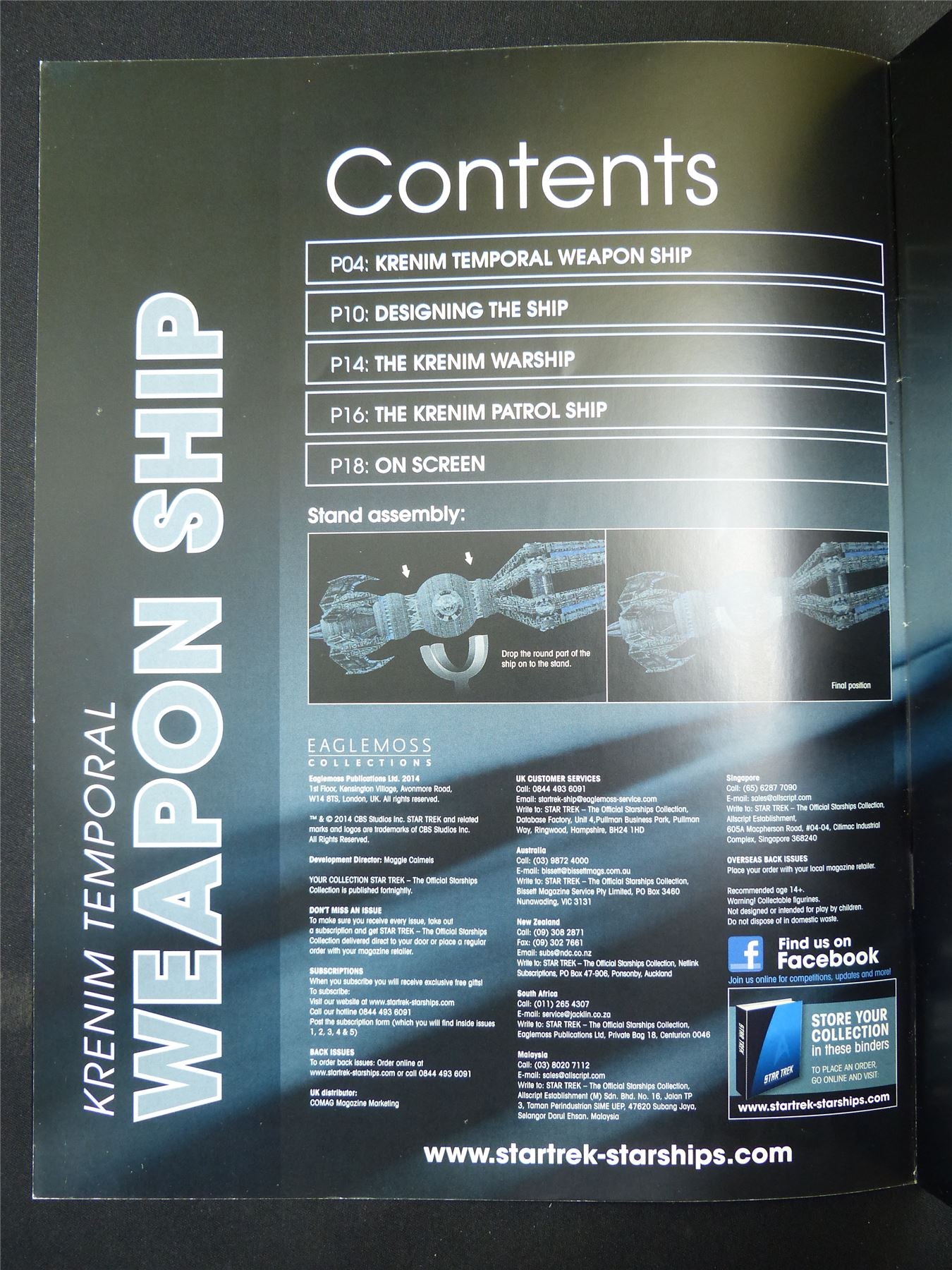 Star Trek The official Starships Collection #22 - Eaglemoss Magazine #2X5