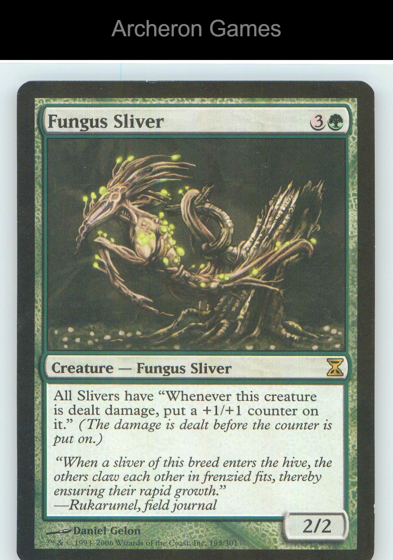 Fungus Sliver TSP 195 R MTG Card NM/EX+