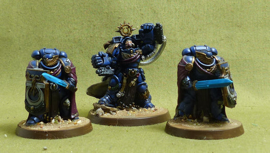 Marneus Calgar with Victrix Honour Guard painted OOP - Ultramarines - Warhammer 40K #2O2