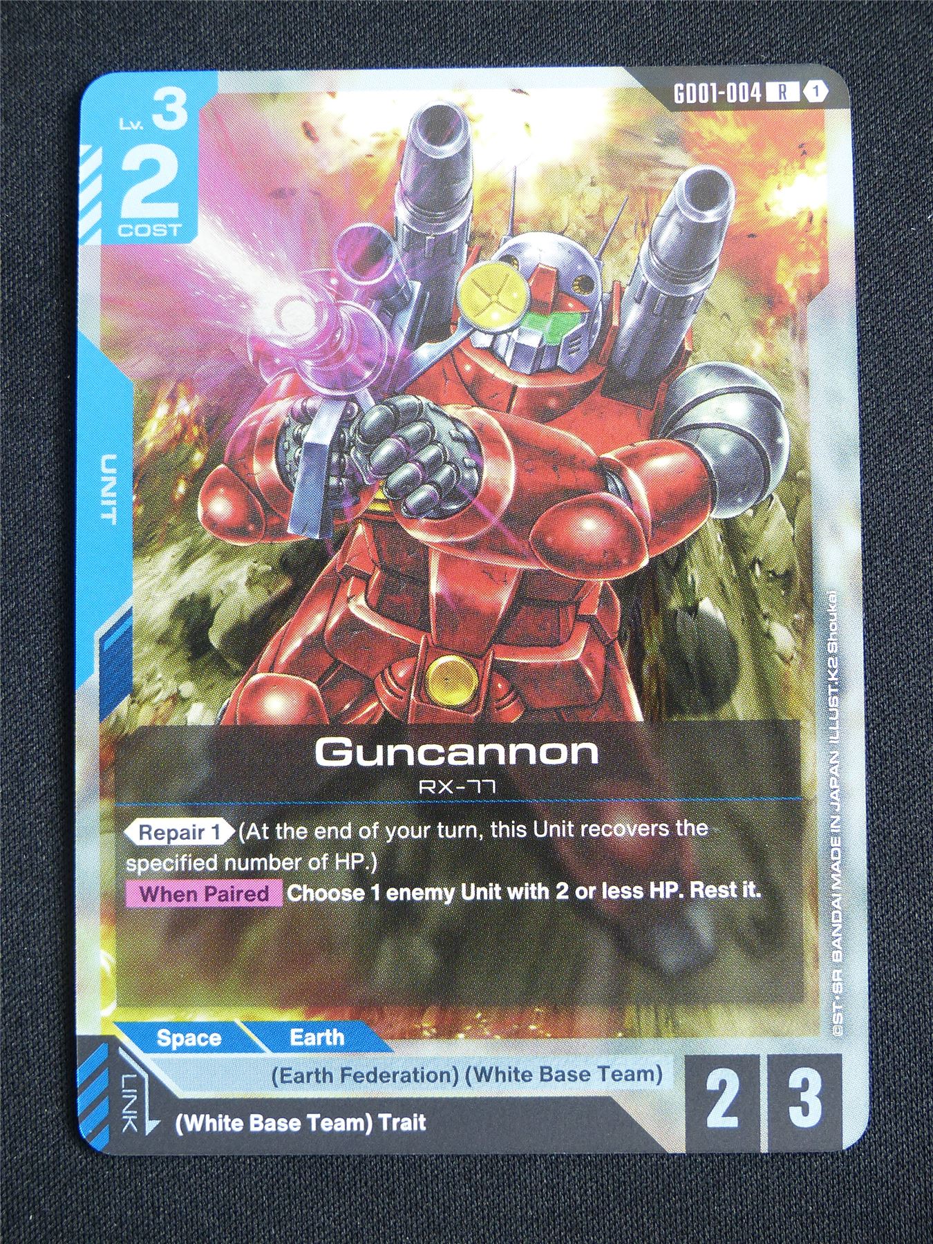 Guncannon GD01-004 R - Gundam Card #5FE