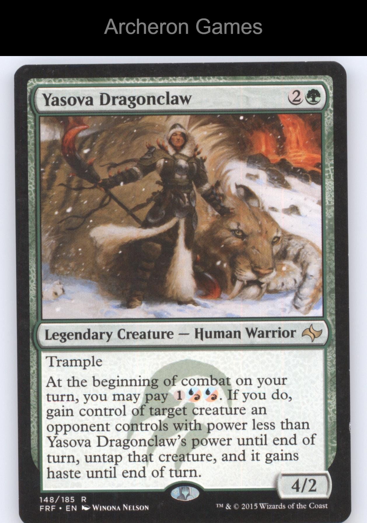 Yasova Dragonclaw 148 R MTG Card Fate Reforged