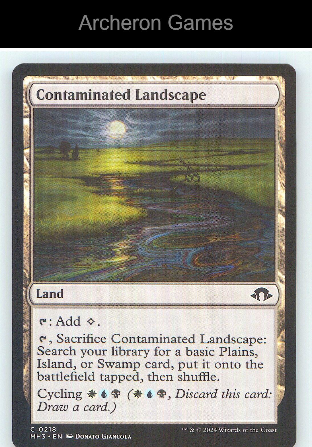 Contaminated Landscape MH3 218 C MTG Card NM/EX+