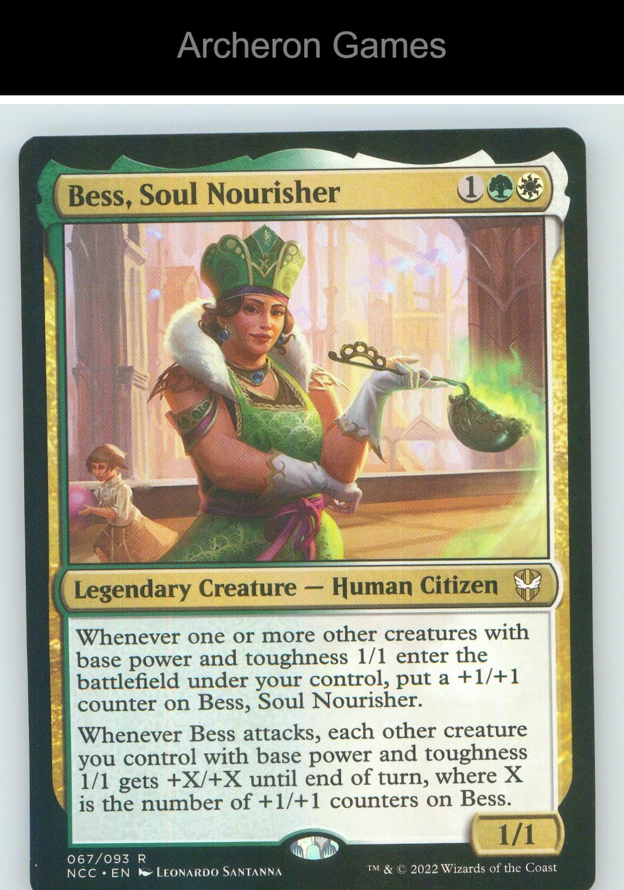 Bess, Soul Nourisher NCC 67 R MTG Card NM/EX+