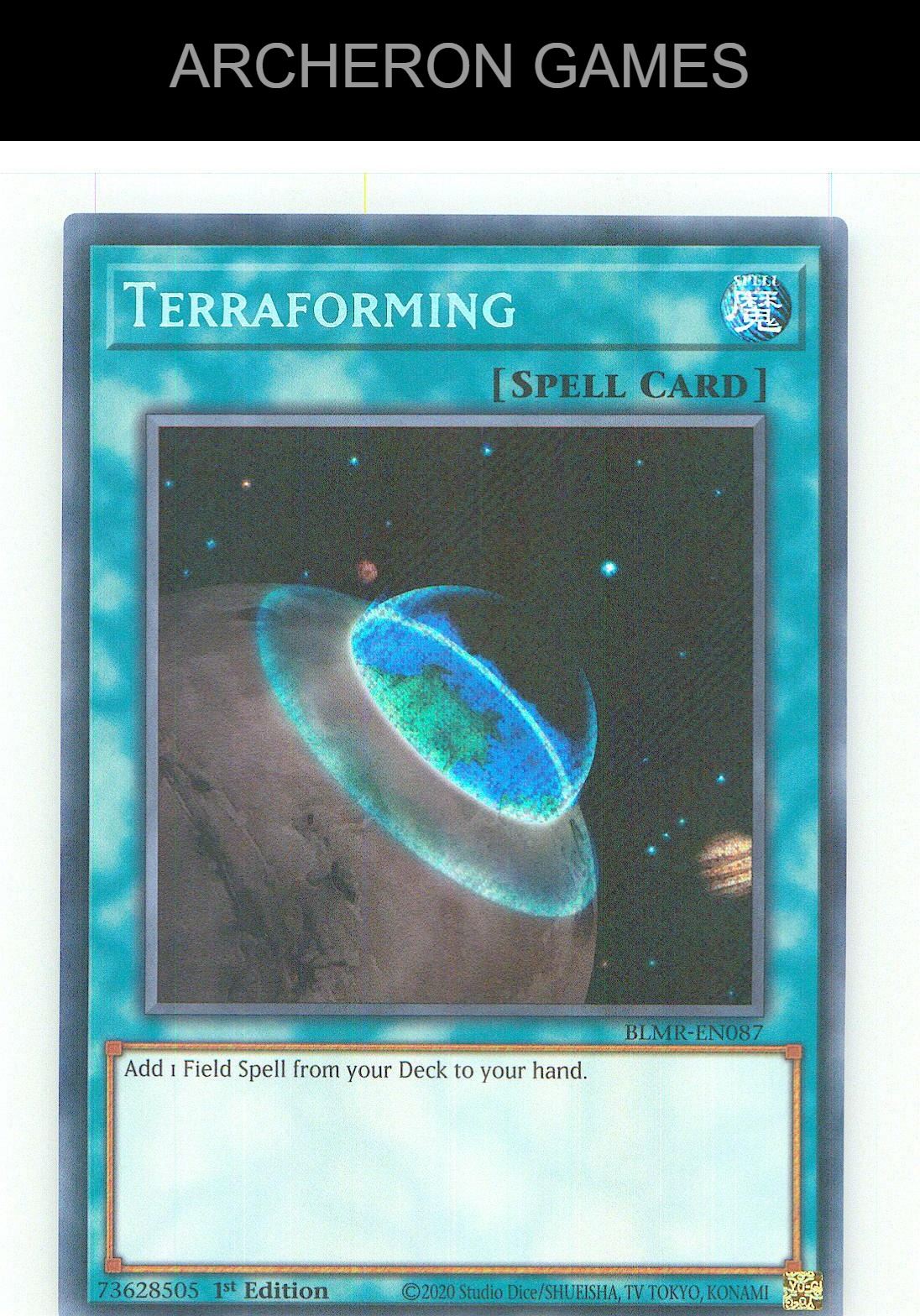 Terraforming SEC YUGIOH Card 1st Edition